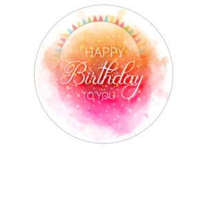 Foodprint Cirkel 18,5Cm Verjaardag 23