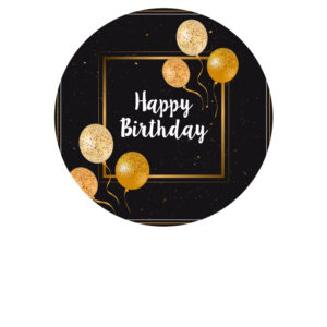 Foodprint Cirkel 18,5Cm Verjaardag 25